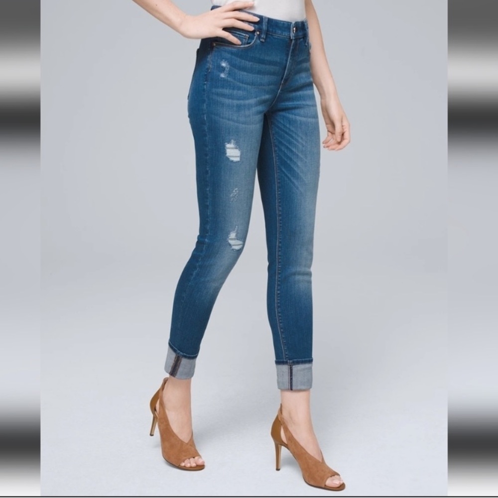 WHBM SKINNY ANKLE JEANS
